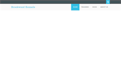 Desktop Screenshot of brookwoodkennel.com
